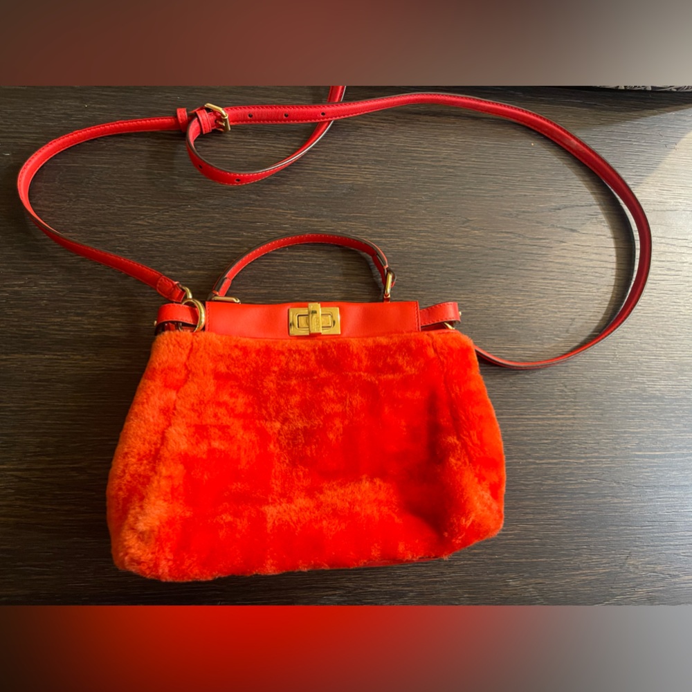 Orange Fendi purse limited edition